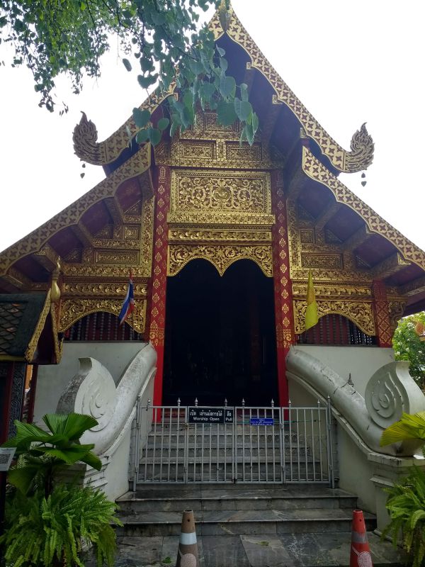 Buddhist Temple in Chiang Mai old city
