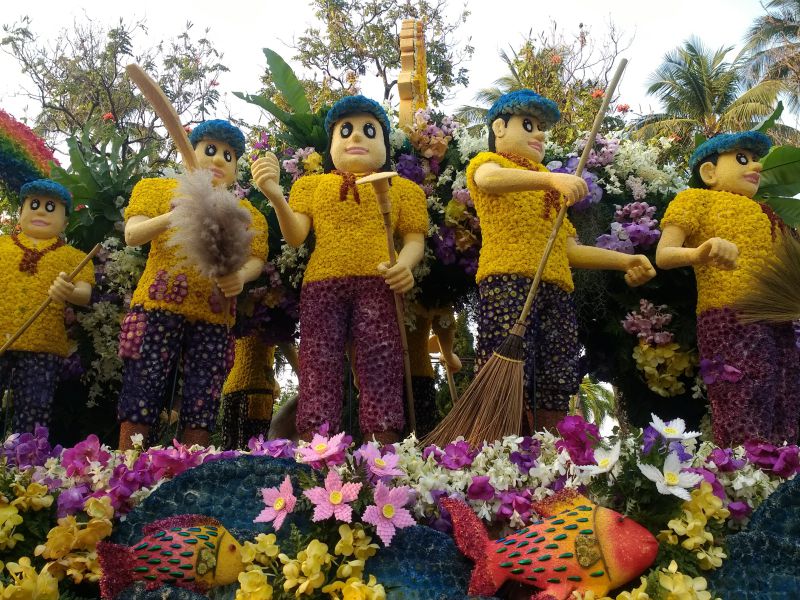 44th Chiang Mai Flower Festival 2020 near Buak Hard Public Park