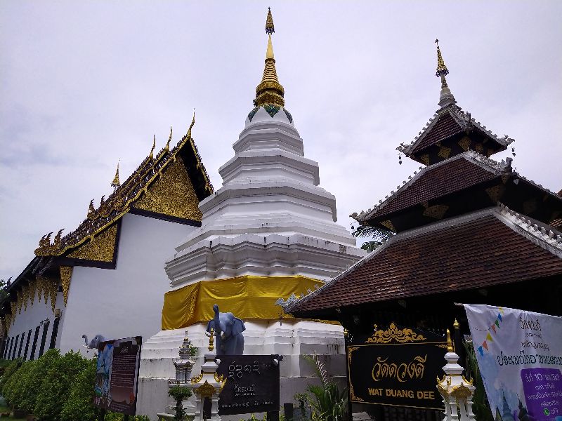 Wat Duang Dee Temple in Chiang Mai